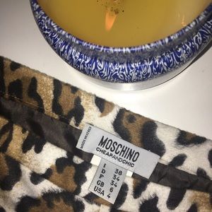 MOSCHINO Leopard Skirt